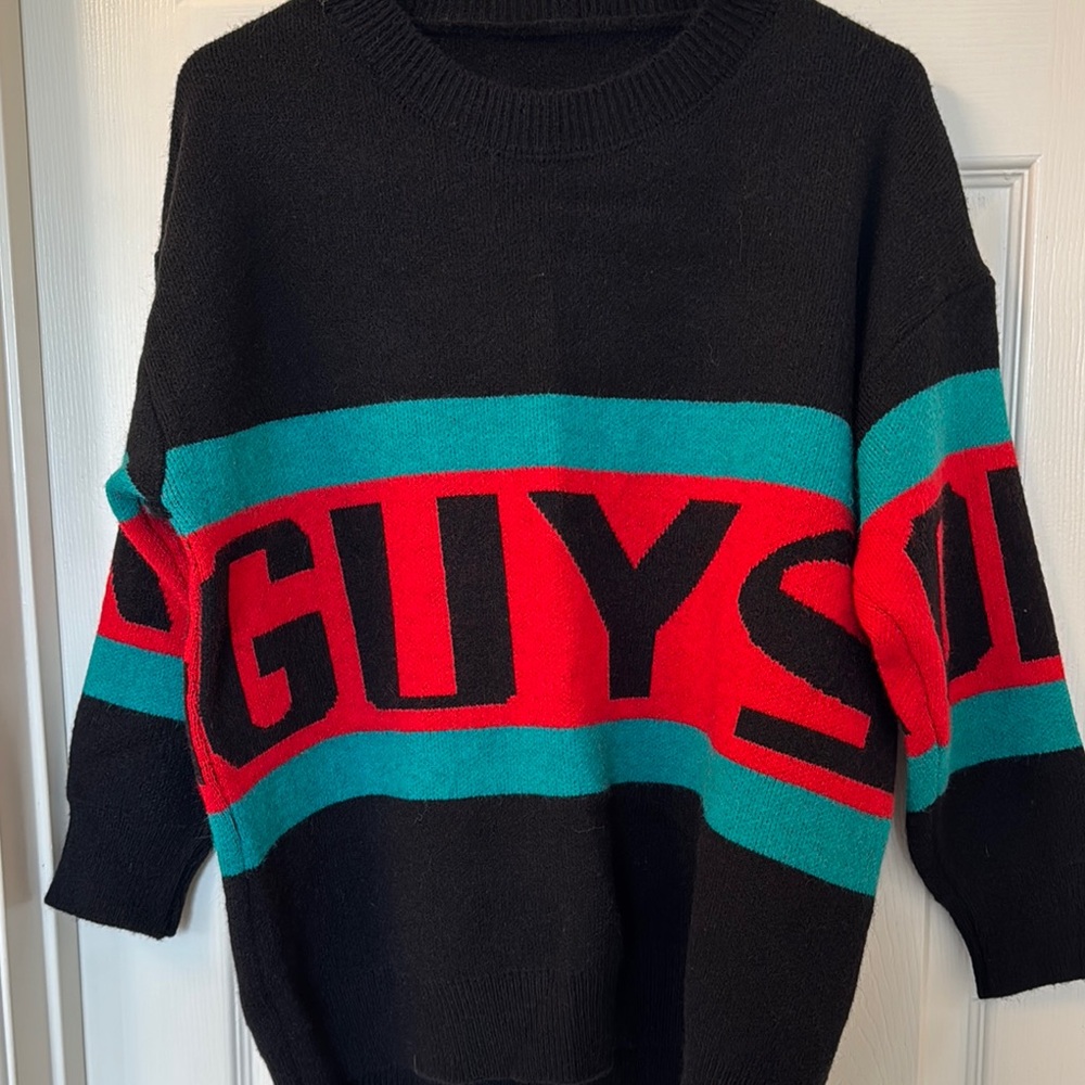 Black and Red Men's Sweater